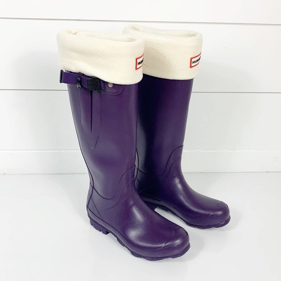 purple hunter boot socks
